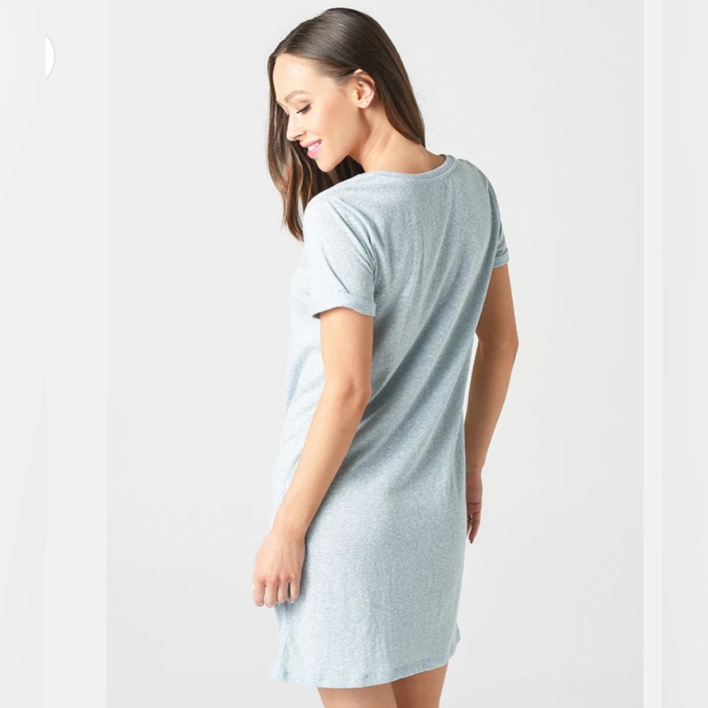 Z Supply The Triblend Side Knot Short Dress - Picture 3 of 4